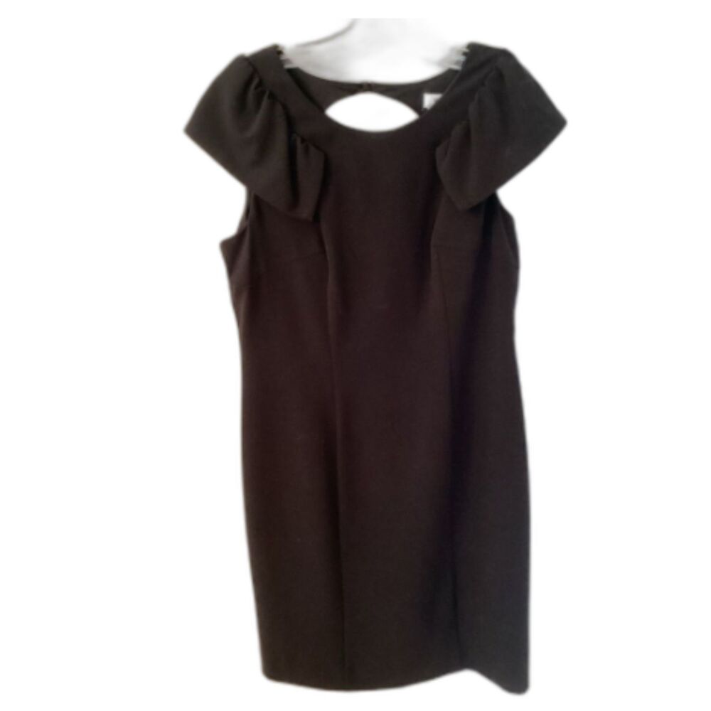 Worthington size 12 little black dress  cut out back